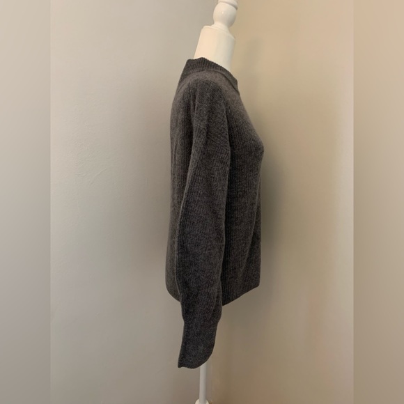 NWT QUINCE gray crew necked sweater wool and alpaca 🦙 - Picture 2 of 9